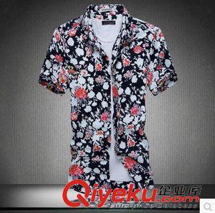 3.30新款 夏季韩版修身碎花短袖衬衣，时尚爆款新风尚